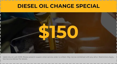 Diesel Oil Change Special