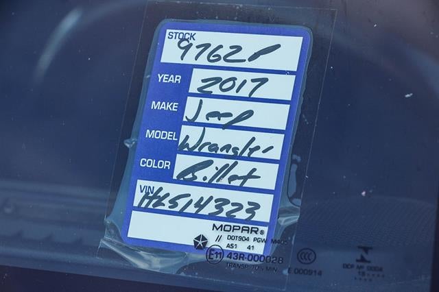 2017 Jeep Wrangler Unlimited Sport 4x4