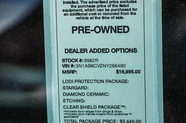 2022 Nissan Sentra SV Xtronic CVT