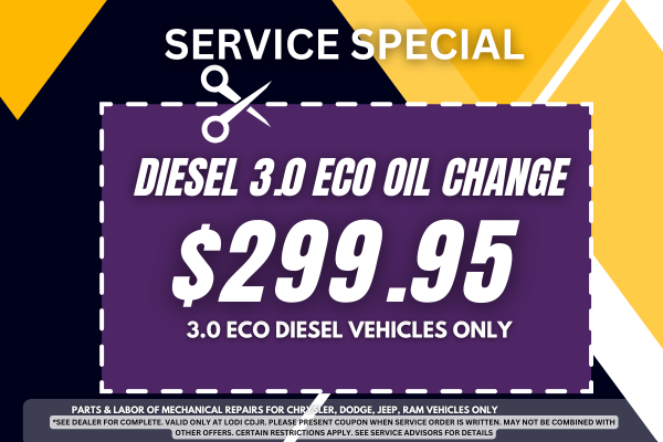 Eco Diesel 3.0 Oil Change Special