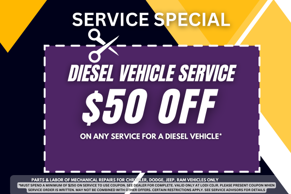 Diesel Vehicle Service Discount
