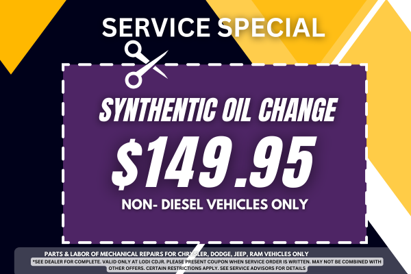 Synthetic Oil Change Special
