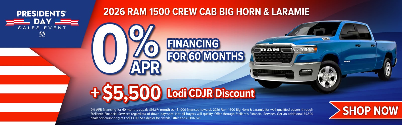 2026 Ram 1500 Crew Cab