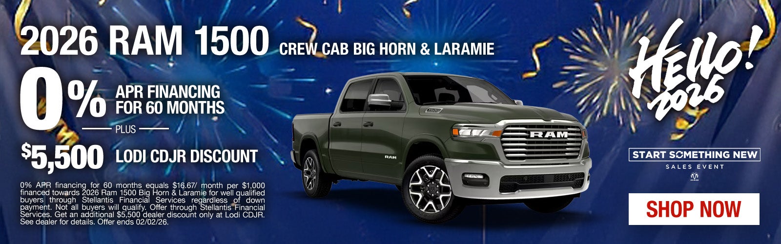 2026 Ram 1500 Crew Cab
