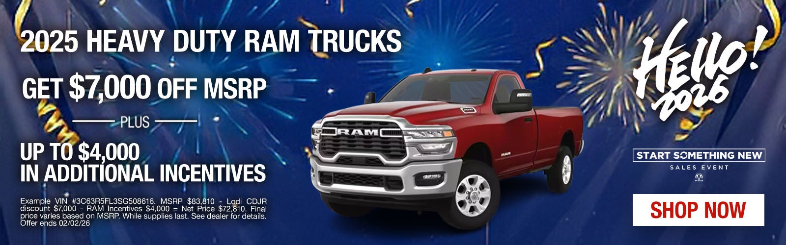 2025 Heavy Duty Ram Trucks