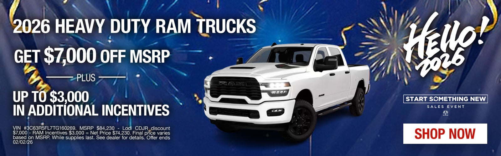 2026 Heavy Duty Ram Trucks